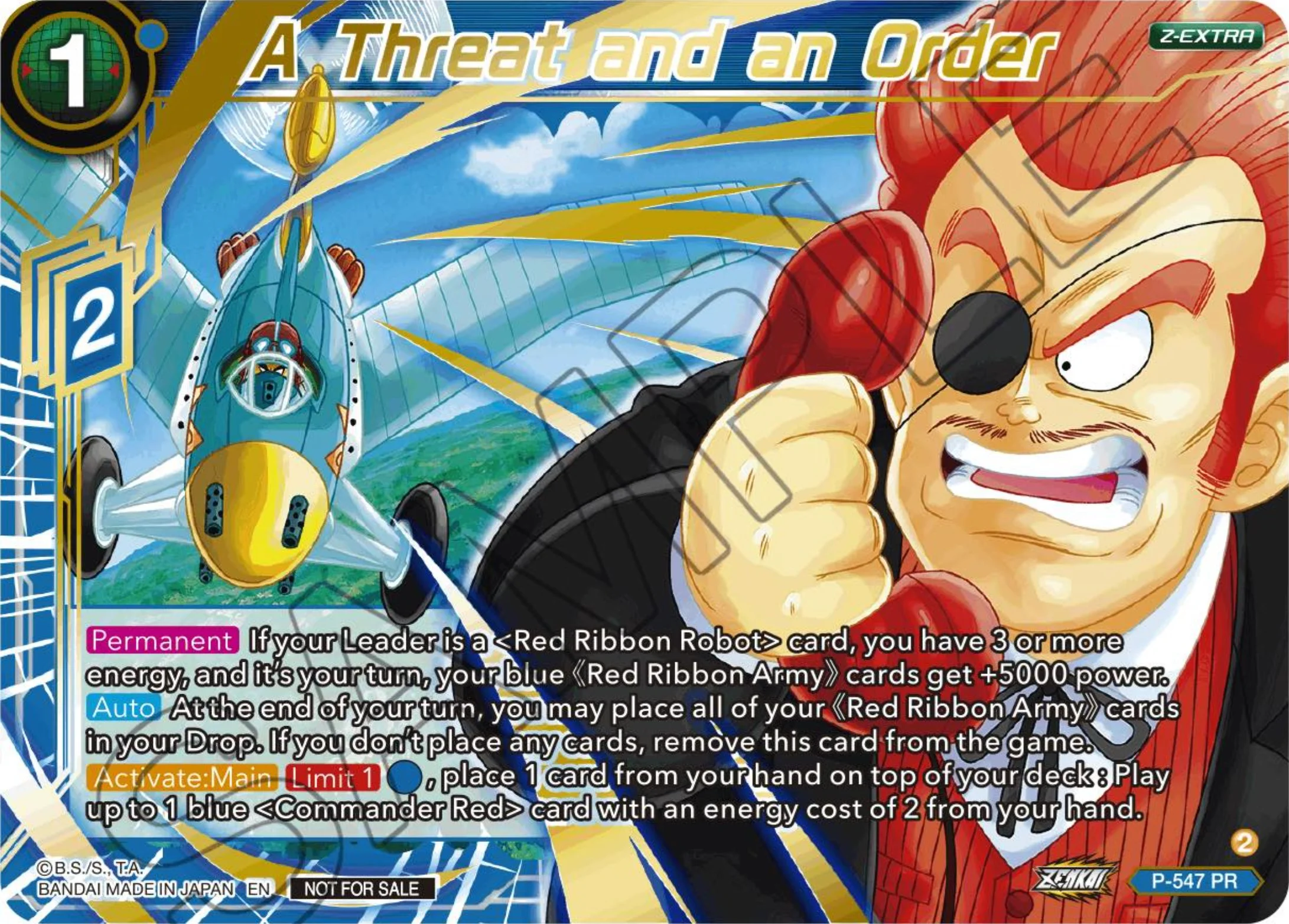 A Threat and an Order 「P-547」「EN」