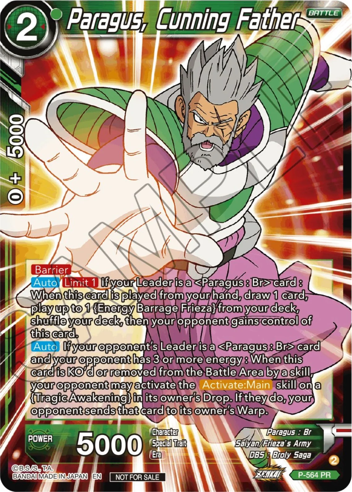 Paragus, Cunning Father 「P-564」「EN」