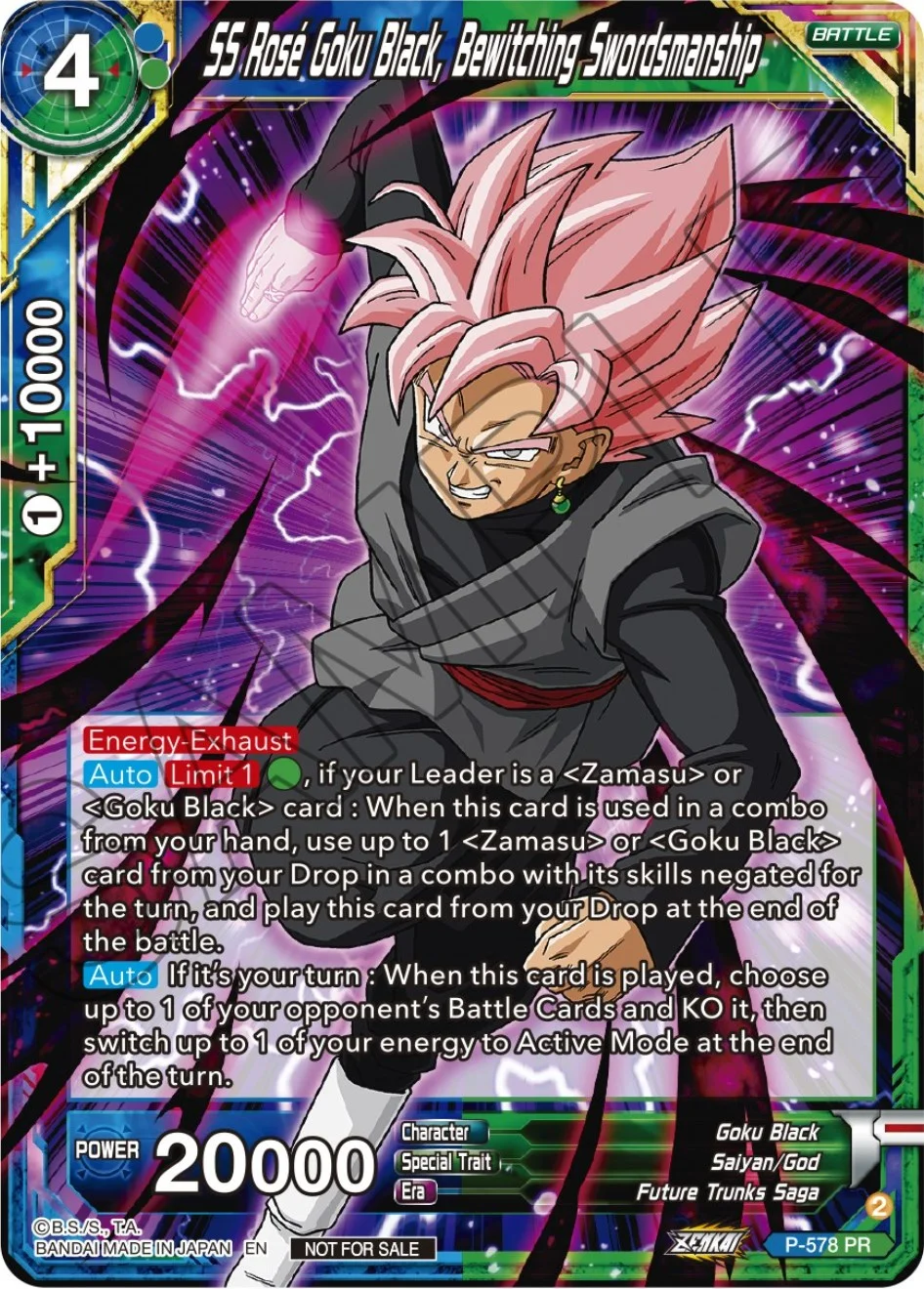 SS Rosé Goku Black, Bewitching Swordsmanship 「P-578」「EN」