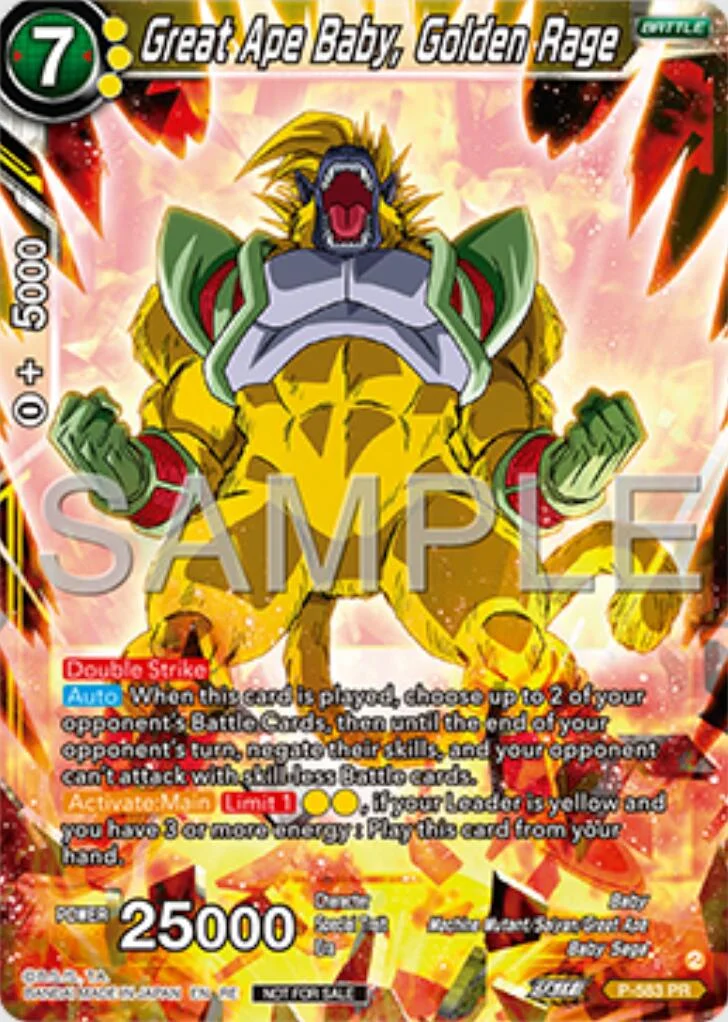 Great Ape Baby, Golden Rage 「P-583」「EN」
