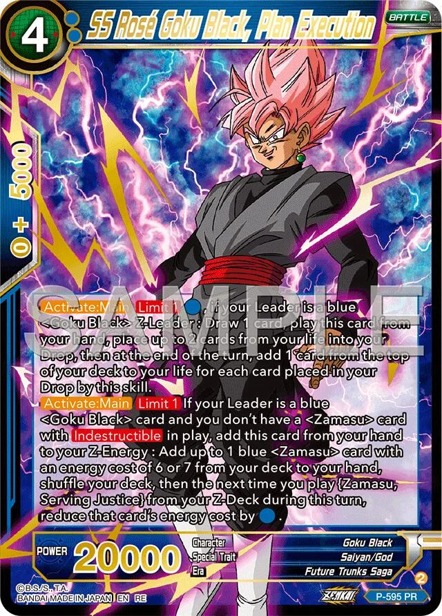 SS Rosé Goku Black, Plan Execution 「P-595_PR」「EN」
