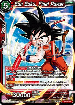 Son Goku, Final Power 「P-601」「EN」