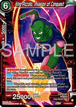King Piccolo, Invasion of Conquest 「P-602」「EN」
