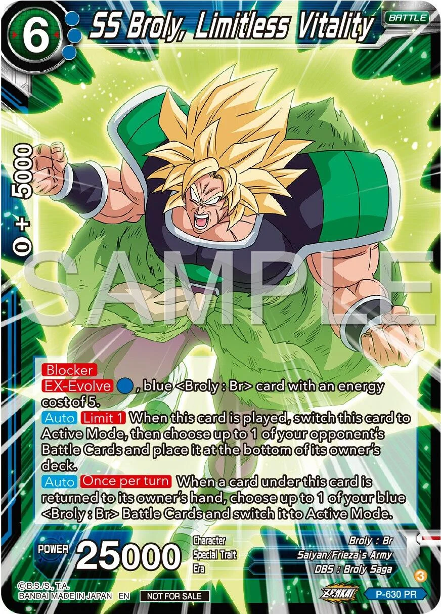 SS Broly, Limitless Vitality 「P-630」「EN」