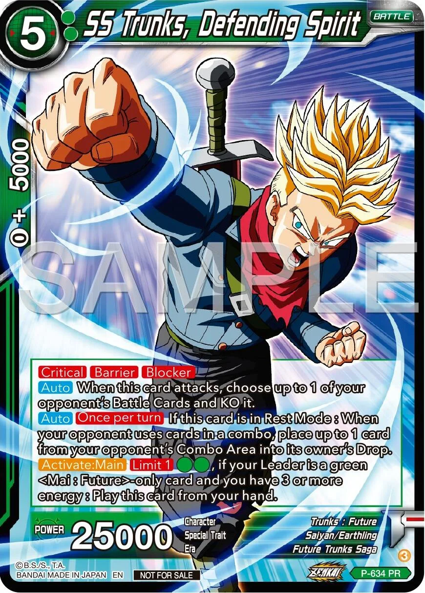 SS Trunks, Defending Spirit 「P-634」「EN」