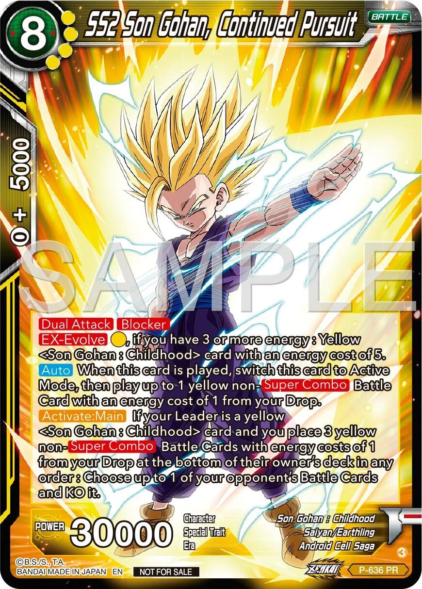 SS2 Son Gohan, Continued Pursuit 「P-636」「EN」
