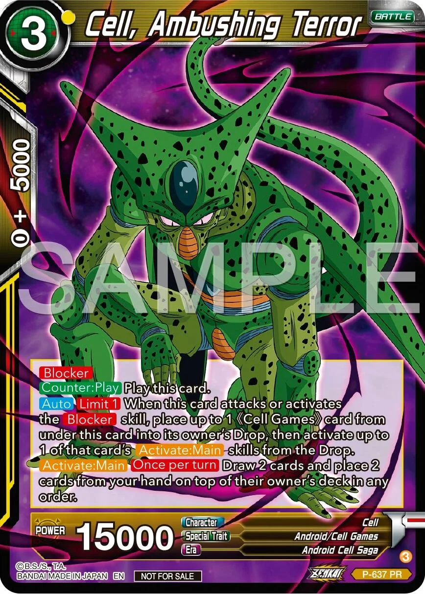 Cell, Ambushing Terror 「P-637」「EN」