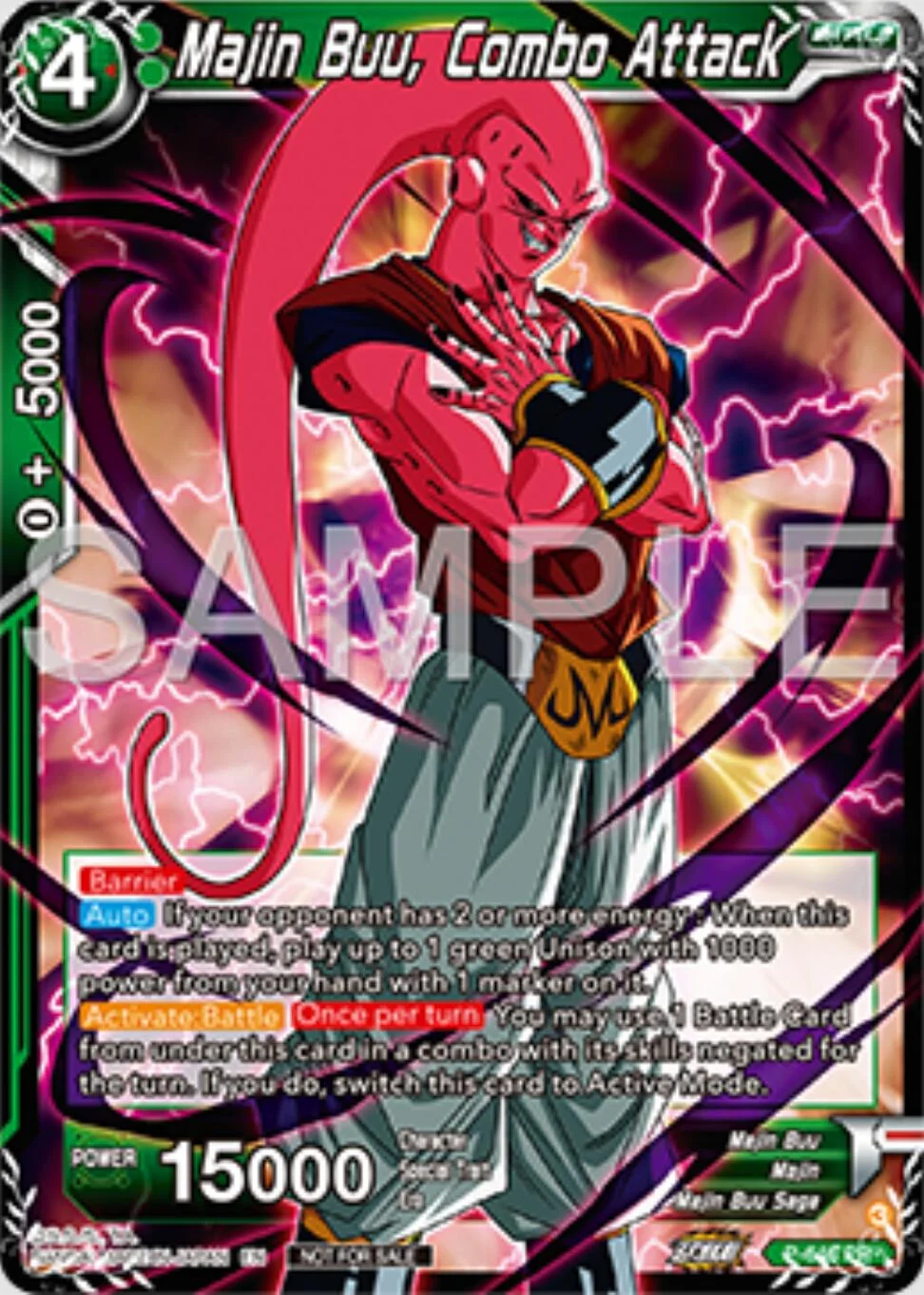 Majin Buu, Combo Attack 「P-646」「EN」