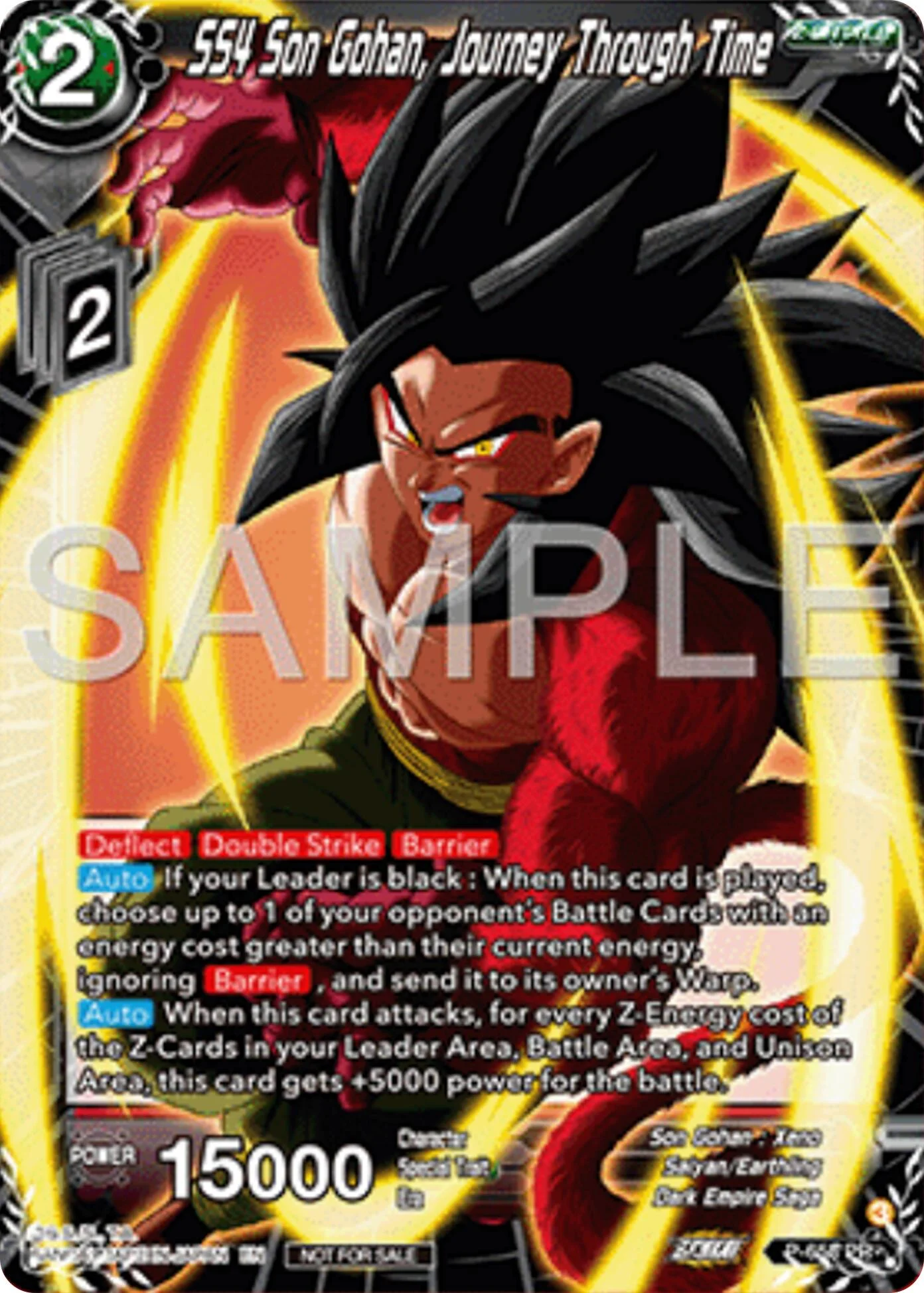 SS4 Son Gohan, Journey Through Time 「P-658」「EN」