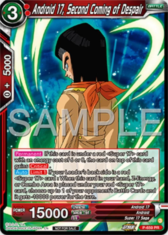 Android 17, Second Coming of Despair 「P-659」「EN」