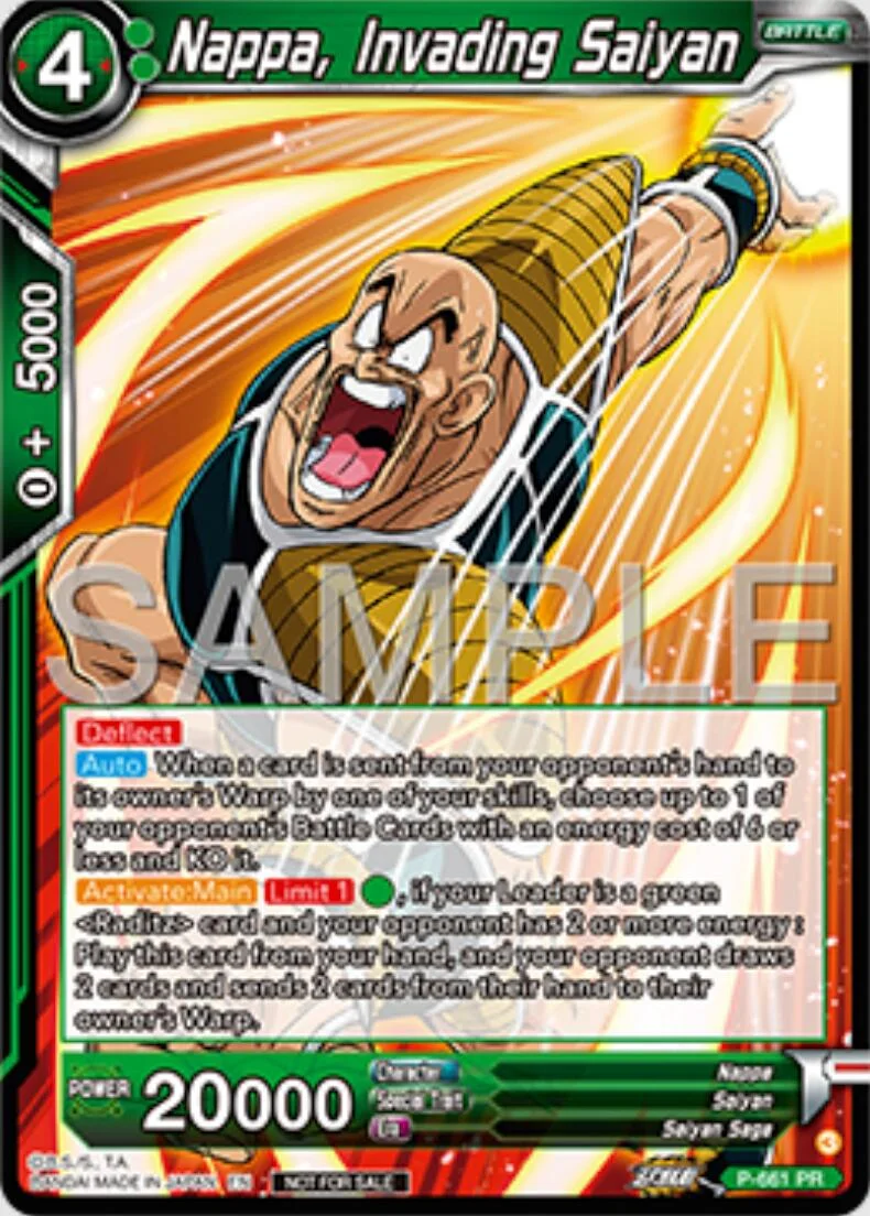 Nappa, Invading Saiyan 「P-661」「EN」