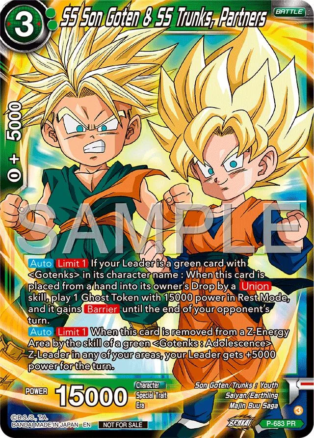 SS Son Goten & SS Trunks, Partners 「P-683_PR」「EN」