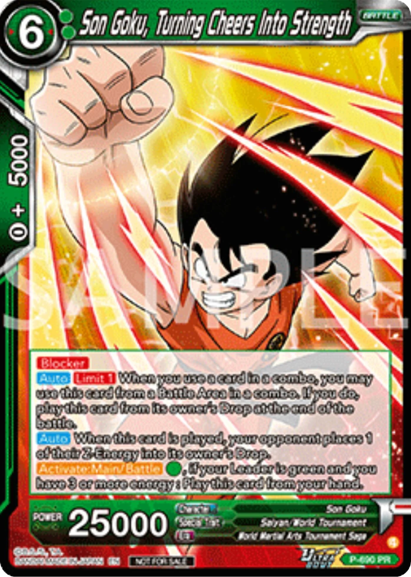 Son Goku, Turning Cheers Into Strength 「P-690」「EN」