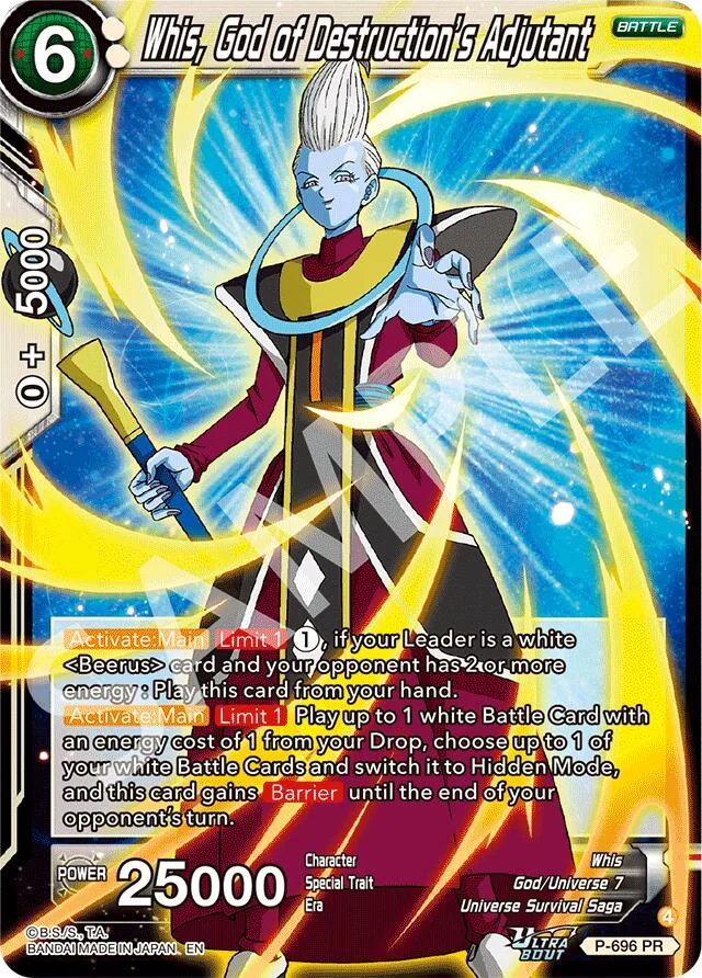 Whis, God of Destruction’s Adjutant 「P-696_PR」「EN」