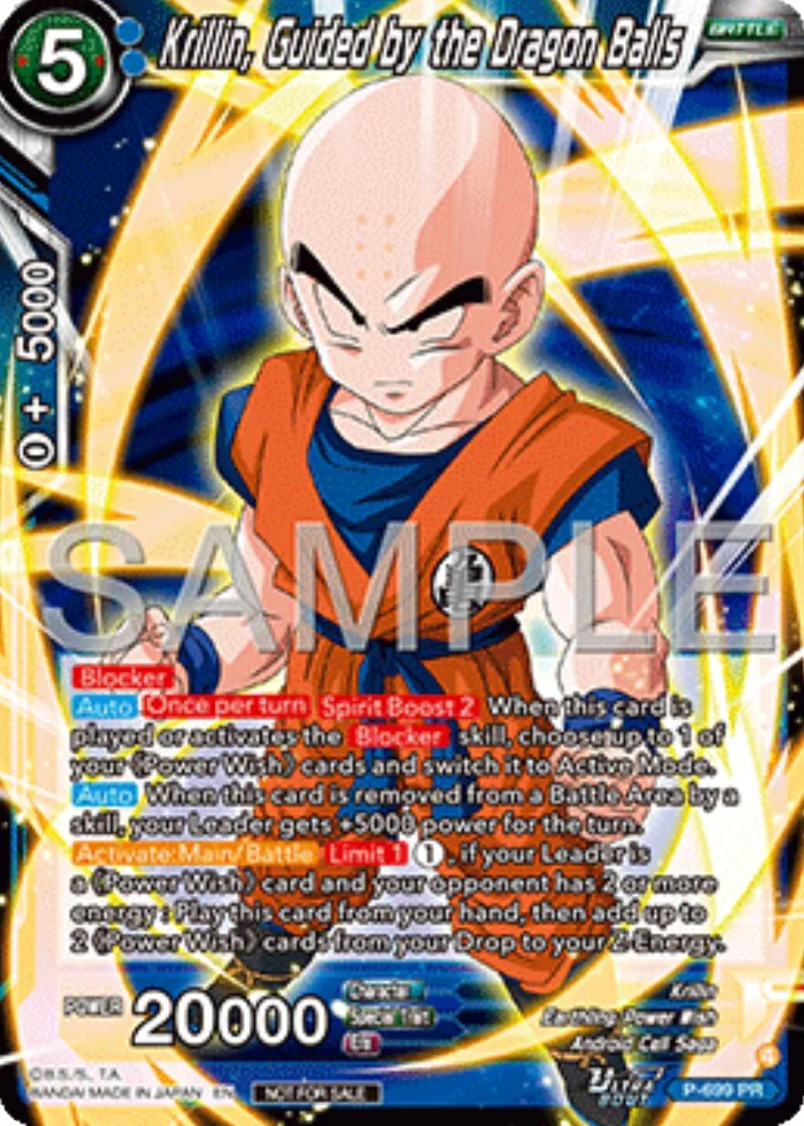 Krillin, Guided by the Dragon Balls 「P-699」「EN」