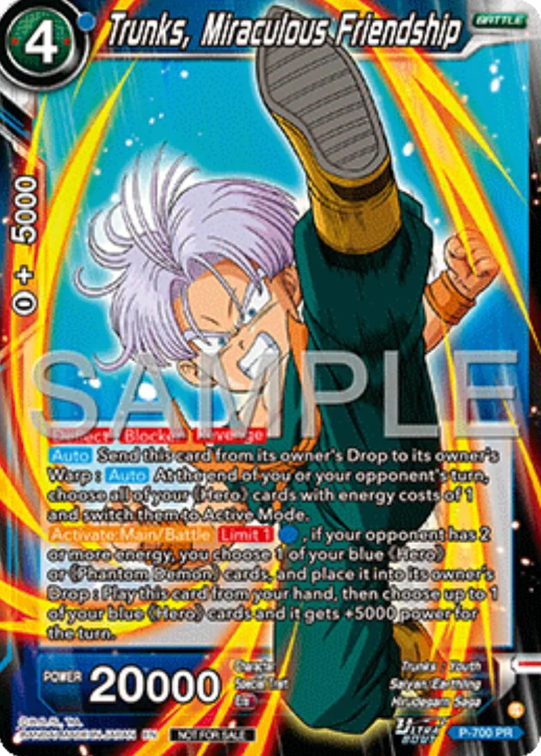 Trunks, Miraculous Friendship 「P-700」「EN」