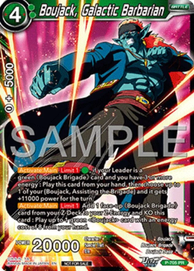 Boujack, Galactic Barbarian 「P-705」「EN」