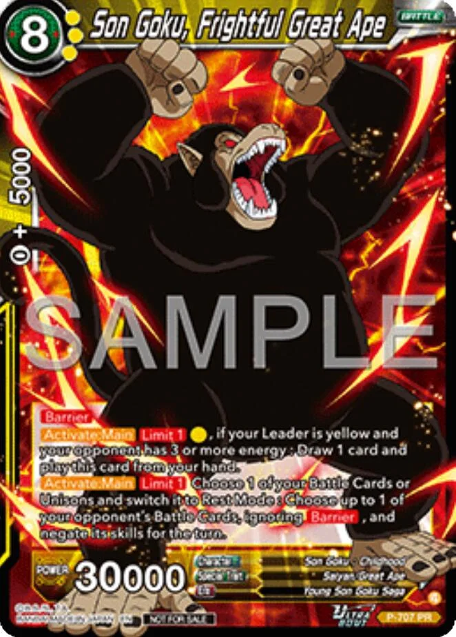 Son Goku, Frightful Great Ape 「P-707_PR」「EN」