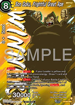 Son Goku, Frightful Great Ape PROMO P-707_PR