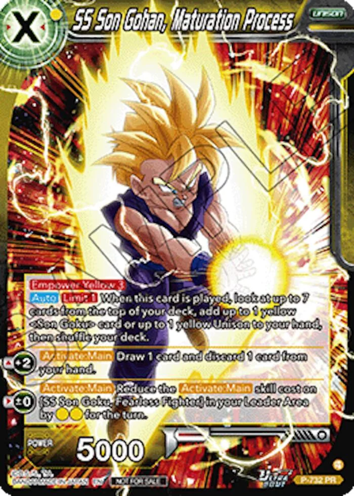 SS Son Gohan, Maturation Process 「P-732」「EN」