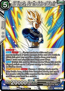 SS Vegeta, For the Sake of Family 「P-762」「EN」