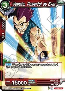 Vegeta, Powerful as Ever #P-030 · Dragon Ball Super CCG