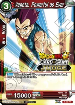 Vegeta, Powerful as Ever #P-030_PR · Dragon Ball Super CCG