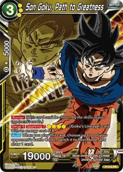 Son Goku, Path to Greatness #P-115_PR · Dragon Ball Super CCG