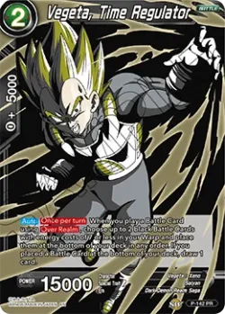 Vegeta, Time Regulator #P-142_PR · Dragon Ball Super CCG