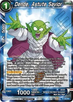 Dende, Astute Savior #P-150 · Dragon Ball Super CCG