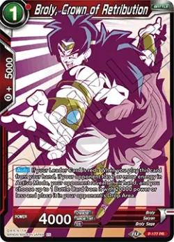 Broly, Crown of Retribution #P-177_PR · Dragon Ball Super CCG