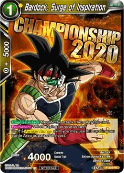 Bardock, Surge of Inspiration #P-204 · Dragon Ball Super CCG