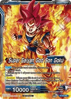 Super Saiyan God Son Goku #P-211 · Dragon Ball Super CCG