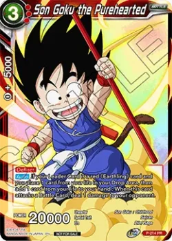 Son Goku the Purehearted #P-214_PR · Dragon Ball Super CCG