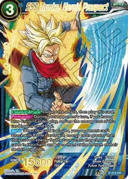 SS2 Trunks, Heroic Prospect #P-219_PR02 · Dragon Ball Super CCG