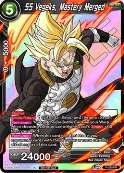 SS Vegeks, Mastery Merged #P-230_PR · Dragon Ball Super CCG
