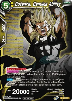 Gotenks, Genuine Ability #P-239 · Dragon Ball Super CCG