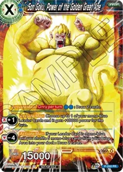 Son Goku, Power of the Golden Great Ape #P-250 · Dragon Ball Super CCG