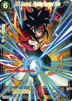 SS4 Bardock, Fighting Against Fate #P-261_PR02 · Dragon Ball Super CCG