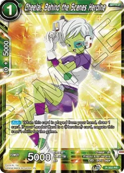 Cheelai, Behind the Scenes Heroine #P-302 · Dragon Ball Super CCG