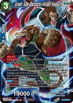 Great Ape Bardock, Allied Assault #P-318_PR · Dragon Ball Super CCG