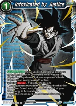 Intoxicated by Justice #P-333 · Dragon Ball Super CCG