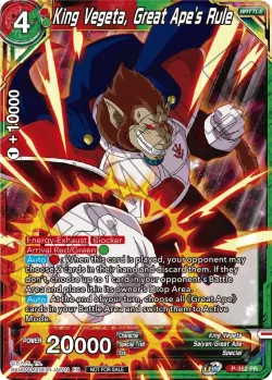King Vegeta, Great Ape's Rule #P-352 · Dragon Ball Super CCG