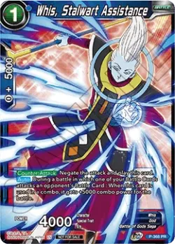 Whis, Stalwart Assistance #P-368 · Dragon Ball Super CCG