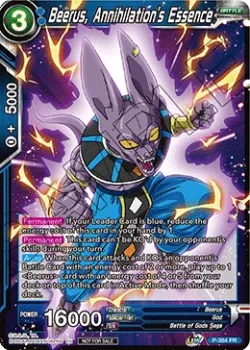 Beerus, Annihilation's Essence #P-384 · Dragon Ball Super CCG