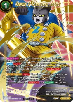 Gamma 2, Executing Justice #P-435_PR · Dragon Ball Super CCG