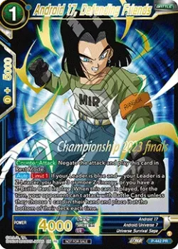 Android 17, Defending Friends #P-442_PR03 · Dragon Ball Super CCG