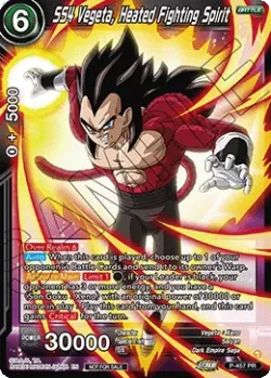 SS4 Vegeta, Heated Fighting Spirit #P-457_PR02 · Dragon Ball Super CCG