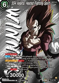 SS4 Vegeta, Heated Fighting Spirit #P-457_PR03 · Dragon Ball Super CCG