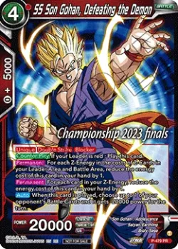 SS Son Gohan, Defeating the Demon #P-479_PR02 · Dragon Ball Super CCG